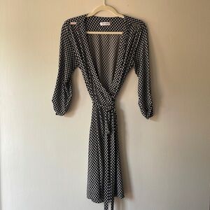 Calvin Klein Wrap Midi Dress